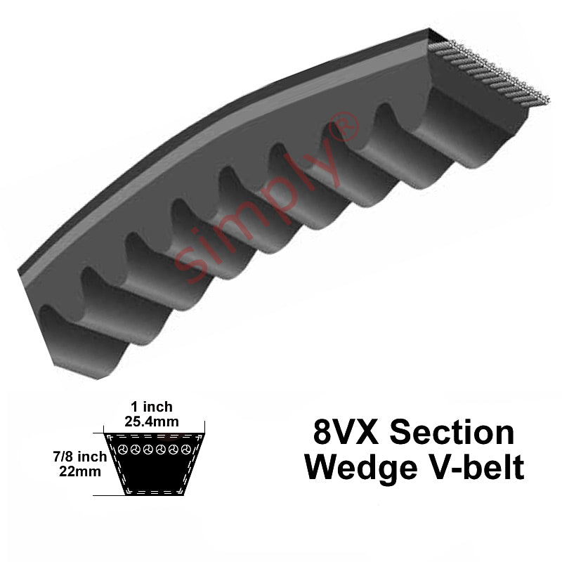 8VX1060 Pix Narrow Profile Cogged V-Belt