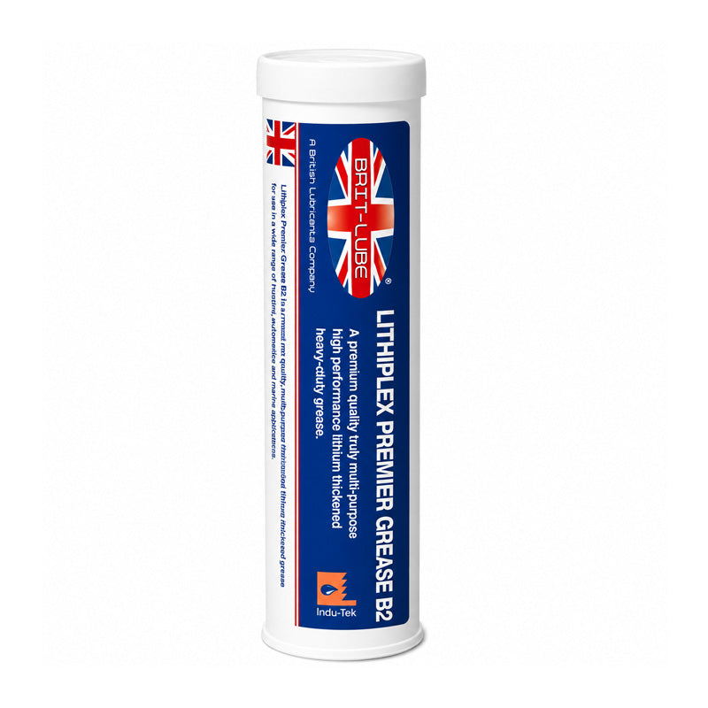 Brit-Lube Indu-Tek Lithplex Premier Grease B2 18kg - Allow 2-3 Days