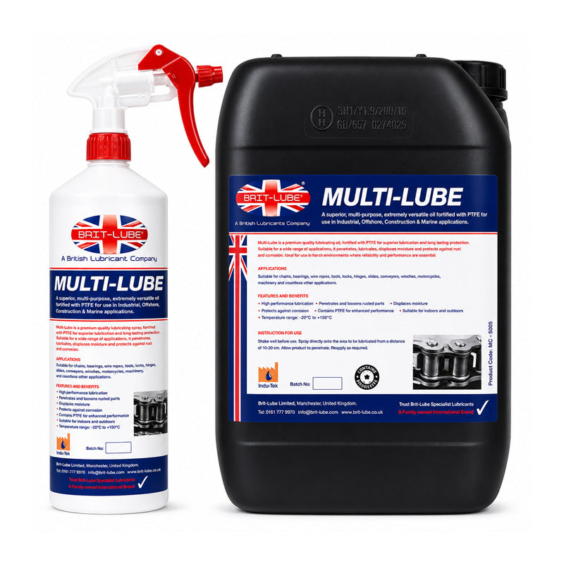 Brit-Lube Indu-Tek Multi-Lube 1000 Litre - Allow 2-3 Days