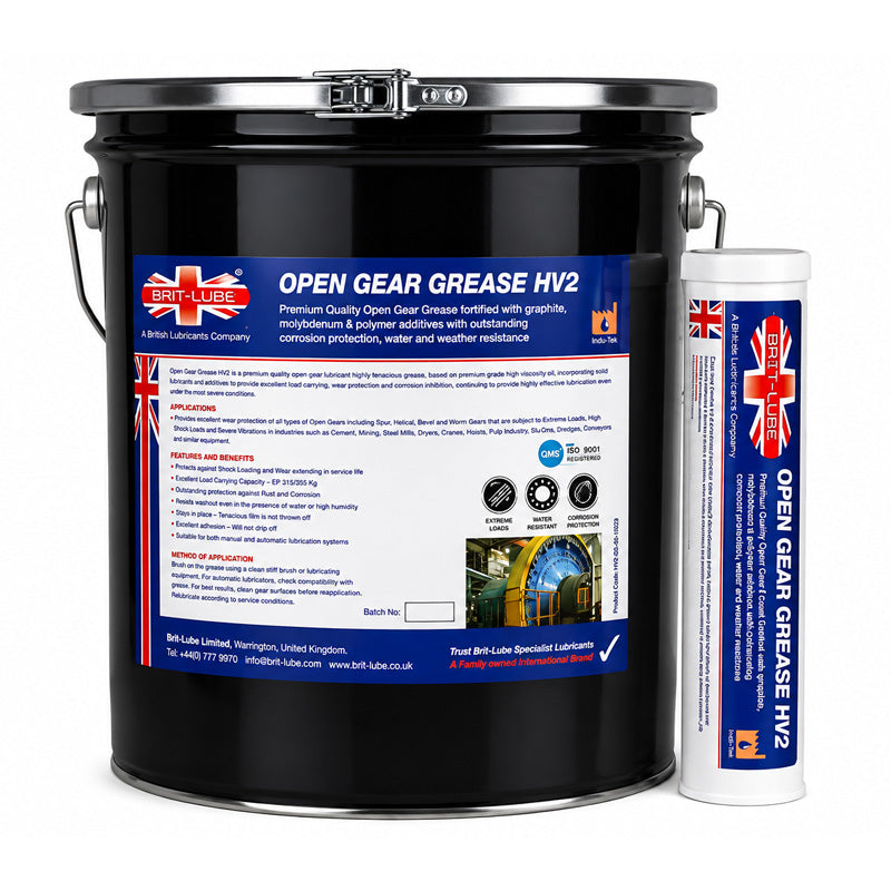 Brit-Lube Open Gear Grease HV2 185kg - Allow 2-3 Days