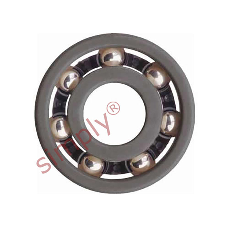 xiros xirodur BB624F18010ES Open Type Electrically Conductive Polymer Ball Bearing with PA Cage and Stainless Steel Balls 4x13x5mm - Allow 2-3 Days