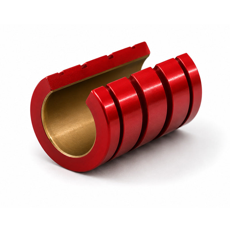 PBC FLN 16 Imperial Open Precision Linear Plain Bearing with Frelon Gold 1x1.563x2.25 inch (Allow 2-3 Days)