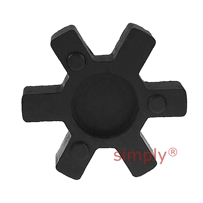 Major Brand L095B/L095B Pilot Bored Jaw Coupling Assembly Max Bore 28mm with Nitrile Rubber Insert