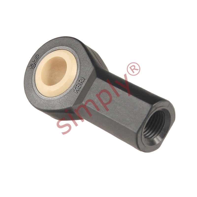 igubal KBLI08 Left Hand Female Plastic Rod End 0.5 inch Bore 1/2-20 Thread