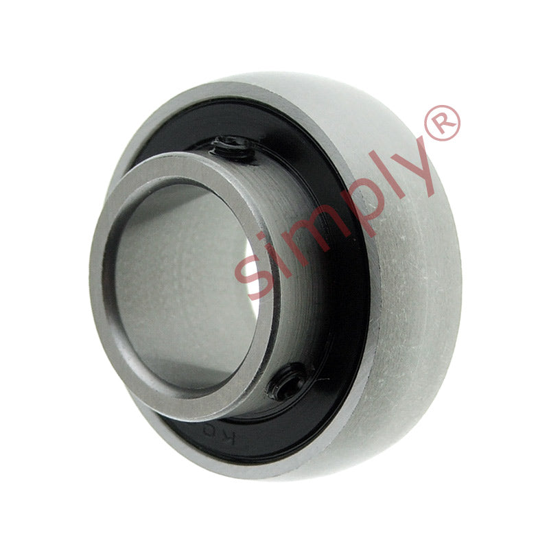 SK005 Stainless Steel Metric Grub Screw Type Bearing Insert with 25mm Bore 47mm Outside Dia