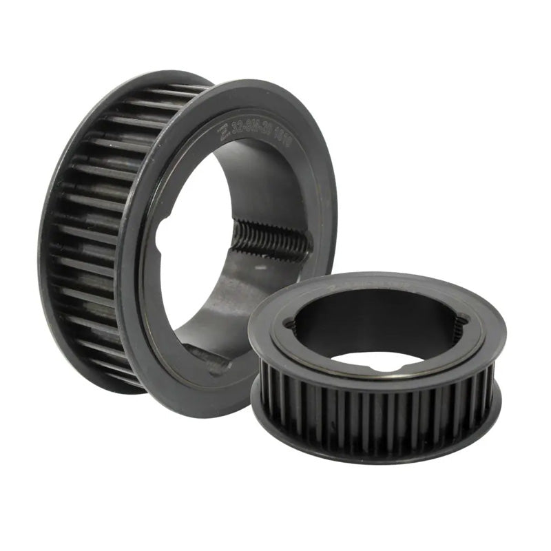 Drive-Flex PC14M-50S-37 - 14mm Pitch 50 Tooth Polychain and Synchrochain Steel Taper Bore Timing Belt Pulley for 37mm Wide Belts