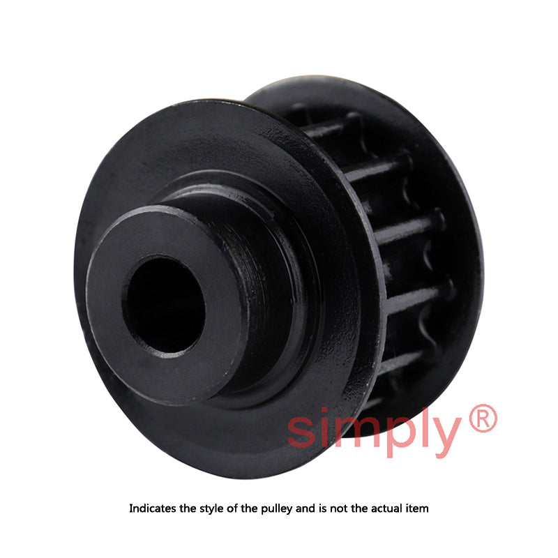 Drive-Flex PC14M-44S-90 - 14mm Pitch 44 Tooth Polychain and Synchrochain Steel Pilot Bore Timing Belt Pulley for 90mm Wide Belts