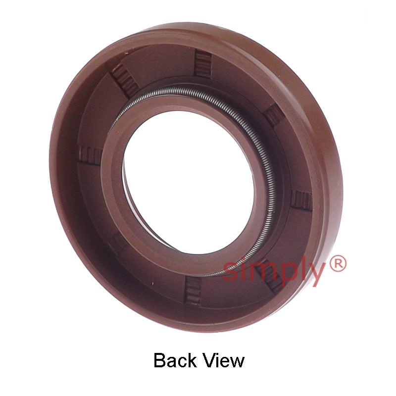 12x22x6mm SC / R21 Single Lip FKM Rubber Metric Rotary Shaft Oil Seal with Garter Spring