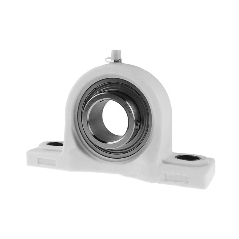 SSBPAPL206 Metric Thermo Plastic Threaded Base Small Footprint Pillow / Plummer Block Housing with 30mm Bore Stainless Insert