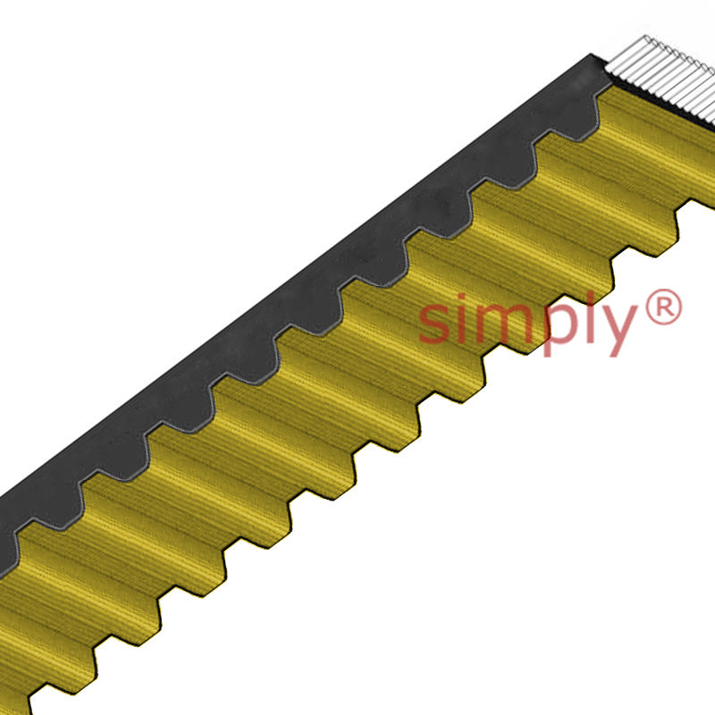 ContiTech SCC14M994X37 Synchrochain Carbon Timing Belt 37mm Width 994mm Length 71 Teeth