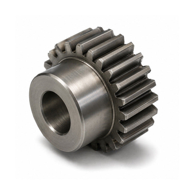 SS15/25B-10 Metric EN8 Spur Gear 25 Tooth 1.5 Mod Pilot Bored 12mm Or Smaller (H8)