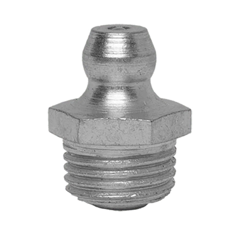 1/8x27 PTF Mild Steel Extra Short Straight Hydraulic Grease Nipples - Pack of 500