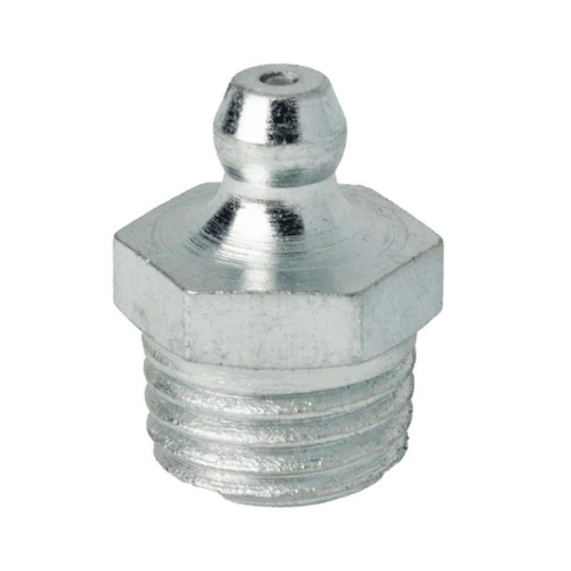 1/4x18 PTF Straight Mild Steel Hydraulic Grease Nipples - Pack of 500