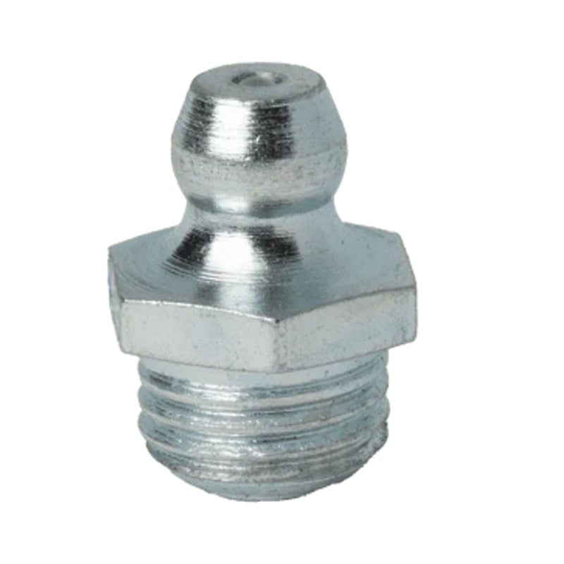 M12 X 1.5 Taper Straight Mild Steel Hydraulic Grease Nipples - Pack of 500
