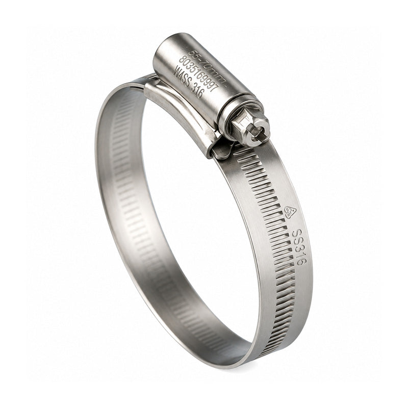 1XSS316 316 Stainless Steel HNSS Original Jubilee Clip Adjustment Range 30mm-40mm Band Width 13mm
