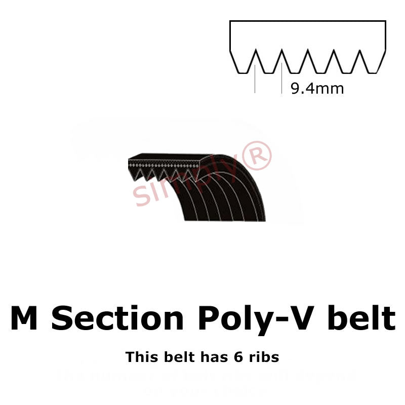 3010PM/1185M Pix Poly V Multiple Ribbed Belt 3010mm/118.5 inch Length with 31 Ribs Allow 2-3 Days