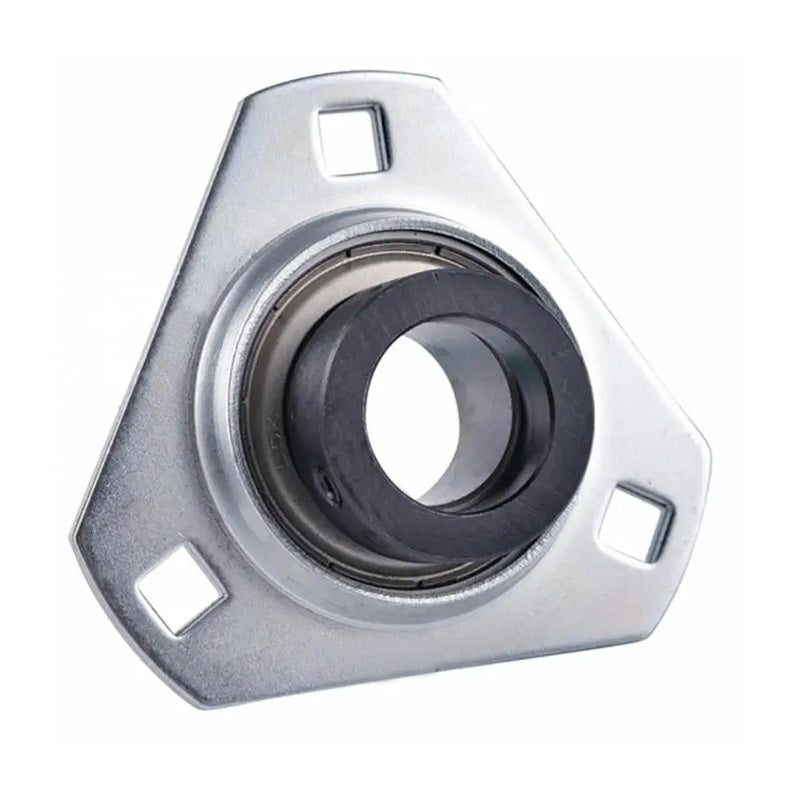 SAPFT205-16 Pressed Steel 3 Bolt Triangle Flange Housing with 1 inch Collar Insert