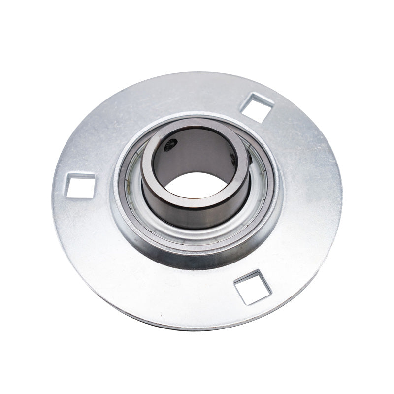 SBPF203-11 Round 3 Bolt Pressed Steel Bearing Housing with 11/16 inch Insert - Allow 2-3 Days