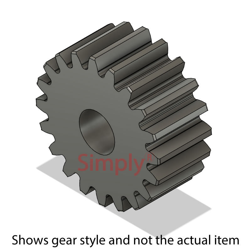 SS40/45A-25 Metric EN8 Spur Gear 45 Tooth 4 Mod Pilot Bored 25mm (H8)