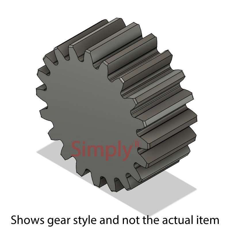 SS60/13B Unbored Metric EN8 Spur Gear 13 Tooth 6 Mod