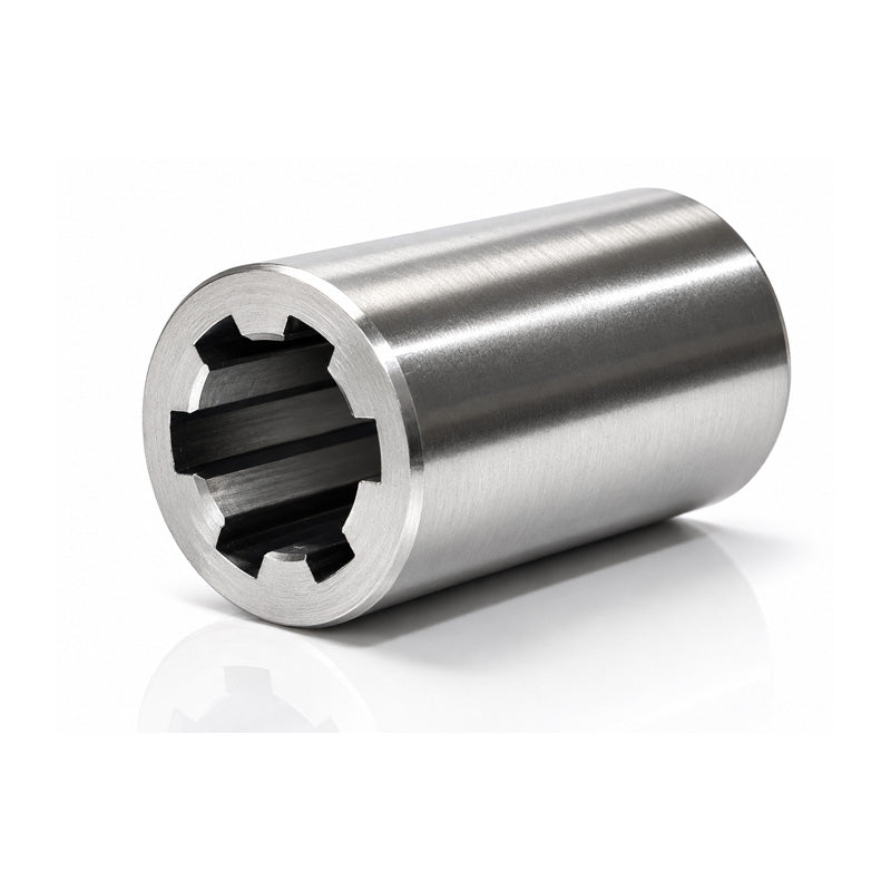 Branded SPH22X18X5 Metric Steel Splined Bush with 6 Splines 18x31.75x40mm - Allow 2-3 Days
