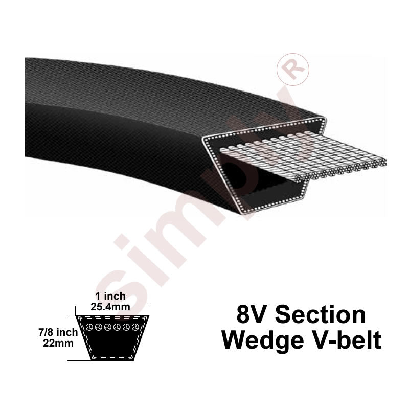 8V4750 Pix Narrow Profile V-Belt