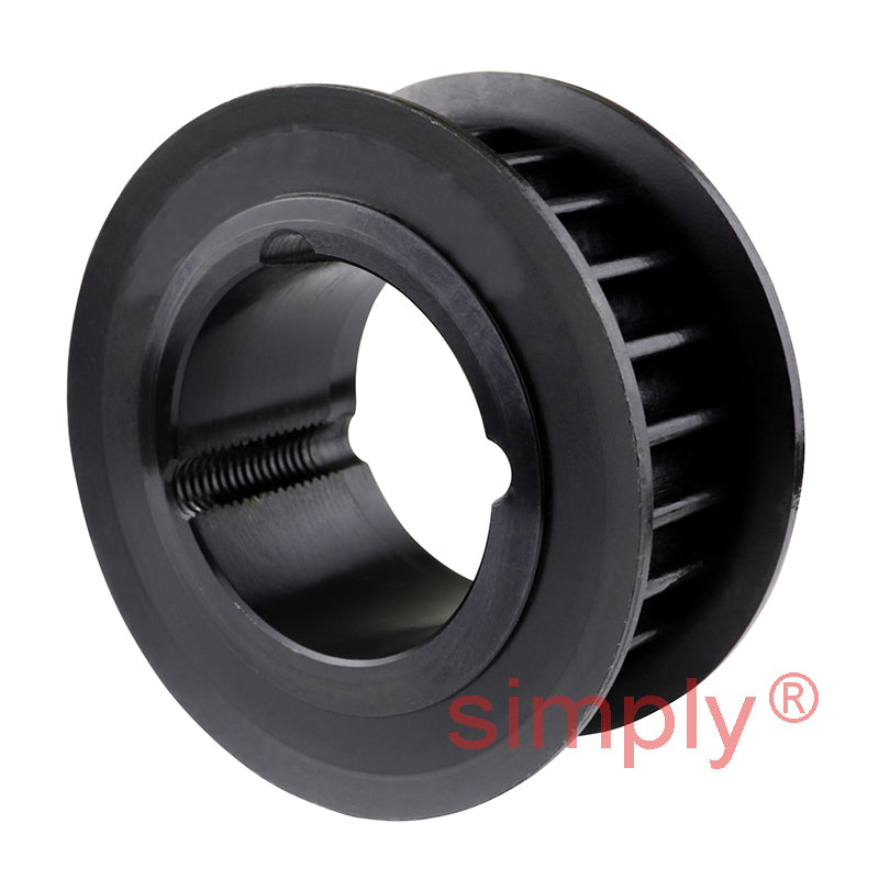 Drive-Flex TL80-14M-85 - 14mm Pitch 80 Tooth Flangeless HTD Type Cast Iron  Taper Bore Timing Pulley for 85mm Wide Belts