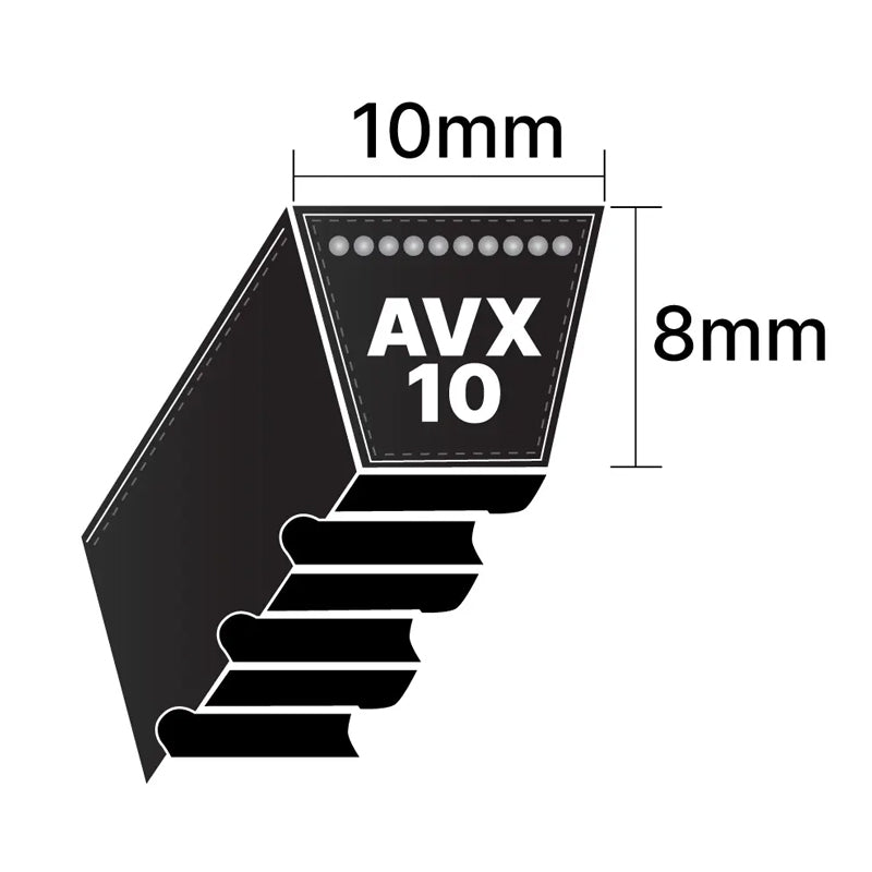 Major Brand AVX10x1225 AVX-Section Cogged V-Belt