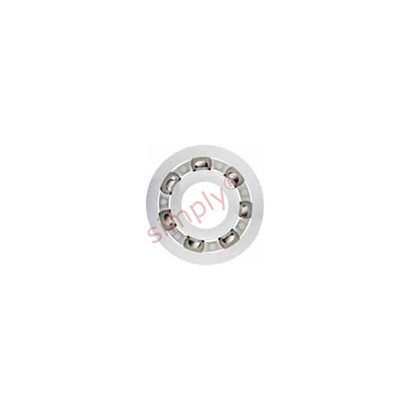 xiros xirodur BB623B18050ES Open Type FDA compliant Polymer Ball Bearing with PE Cage and Stainless Steel Balls 3x10x4mm - Allow 2-3 Days
