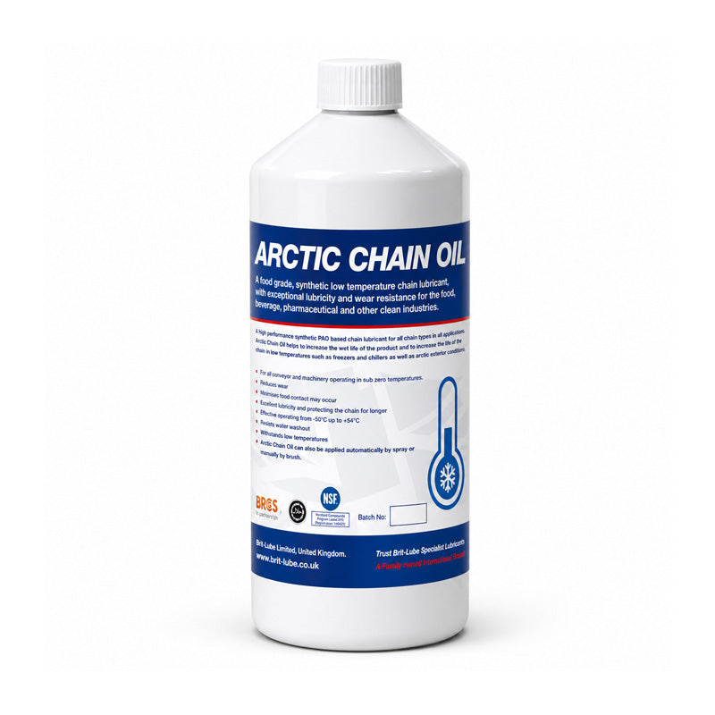 Brit-Lube Food-Tek Arctic Chain Oil 300 Litre - Allow 2-3 Days