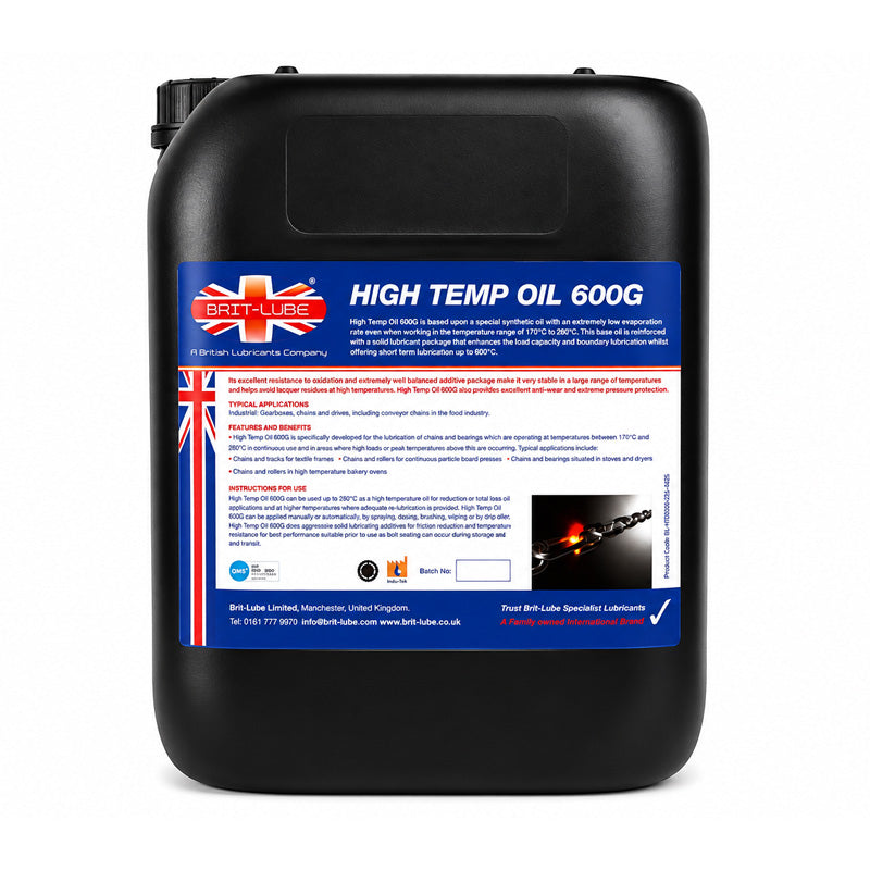 Brit-Lube Indu-Tek High Temp 600G 300 Litre - Allow 2-3 Days