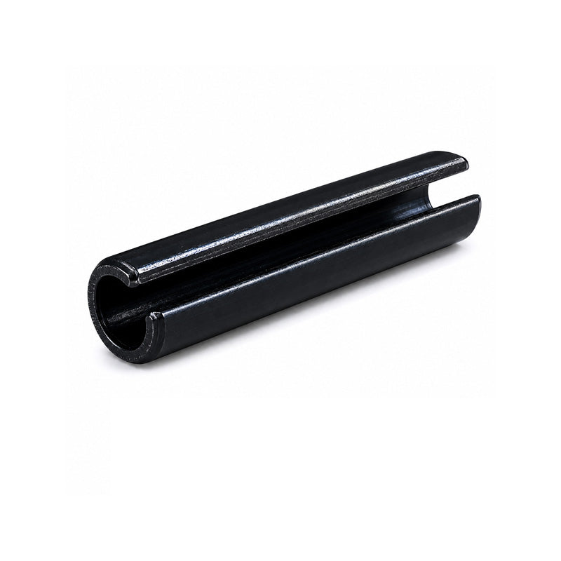 Imperial Slotted Carbon Spring Steel DIN1481 Spring Roll Pin with Black Oxide Finish 1/16x1 inch