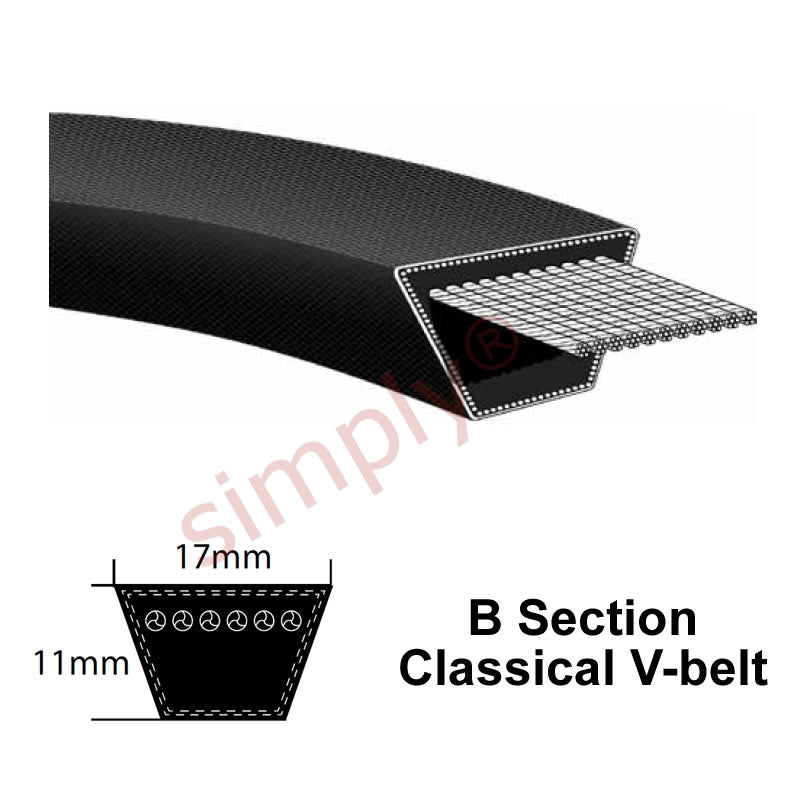B236 Pix Classical B-Section Muscle V-Belt