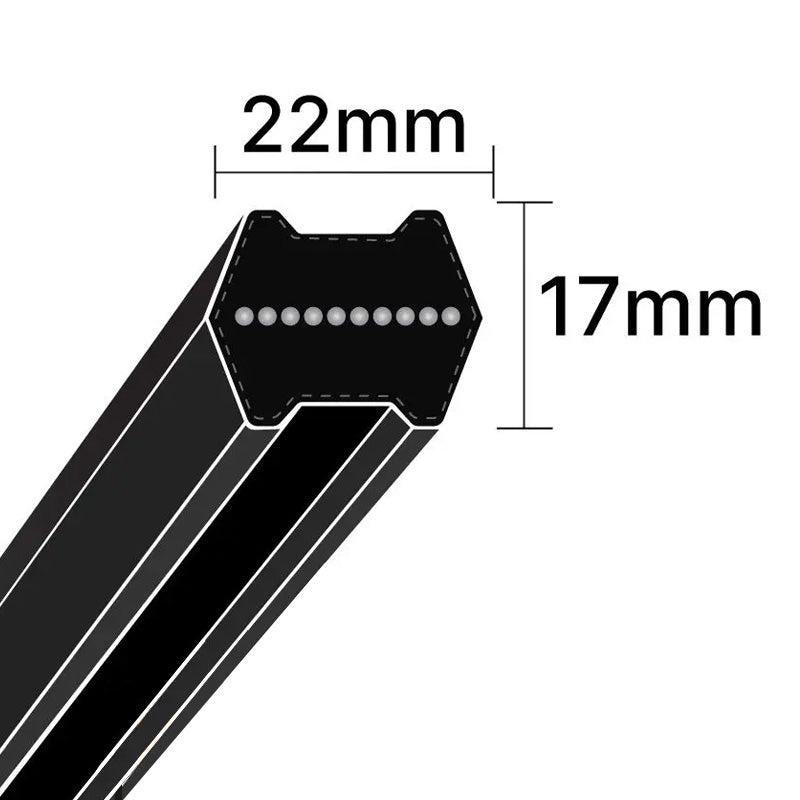 CC75 Pix Hexagon Section Double Sided V-Belt