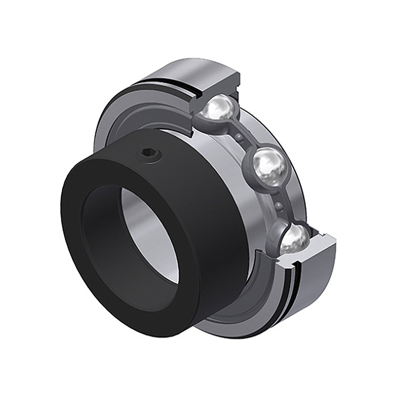 SNR CES210 Metric Flatback Grooved Parallel Outer Bearing Insert 50mm Bore 90mm Outside Diameter with Eccentric Collar