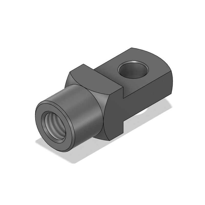 Chiavette AG12 Right Hand Female Steel Clevis Mating Piece 12mm Bore M12x1.75 Thread - Allow 7-10 Days