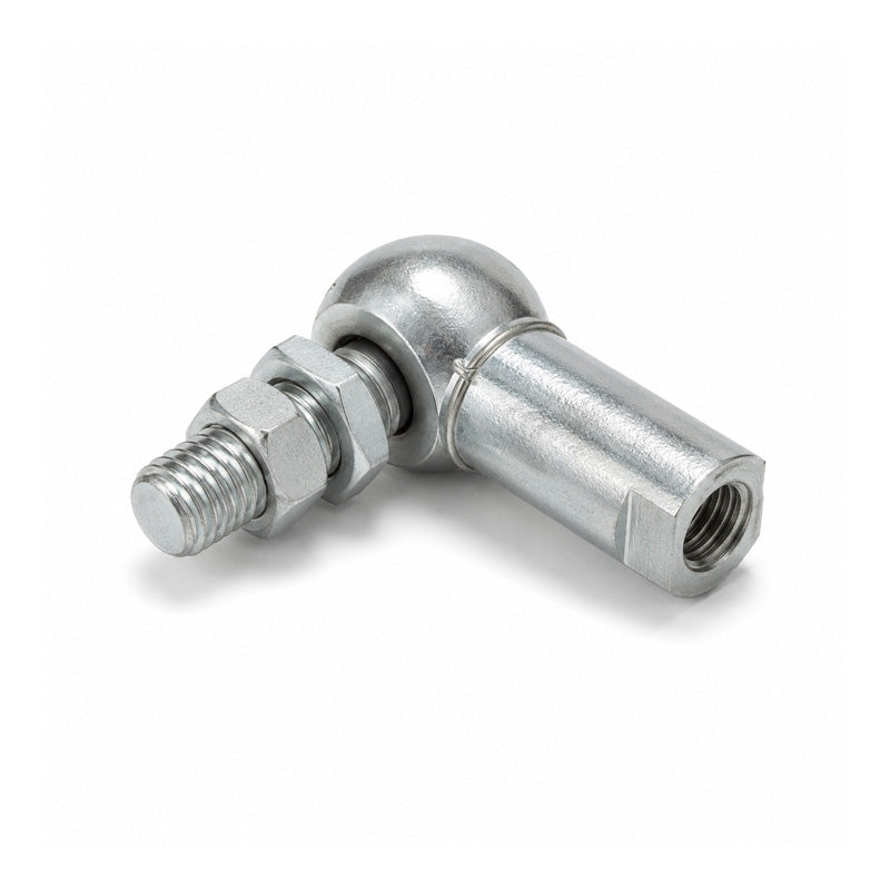 Durbal DCSL13 Left Hand Galvanised Steel Ball Joint with Safety Clip 13mm Ball Diameter M8x1.25 Thread - Allow 7-10 Days