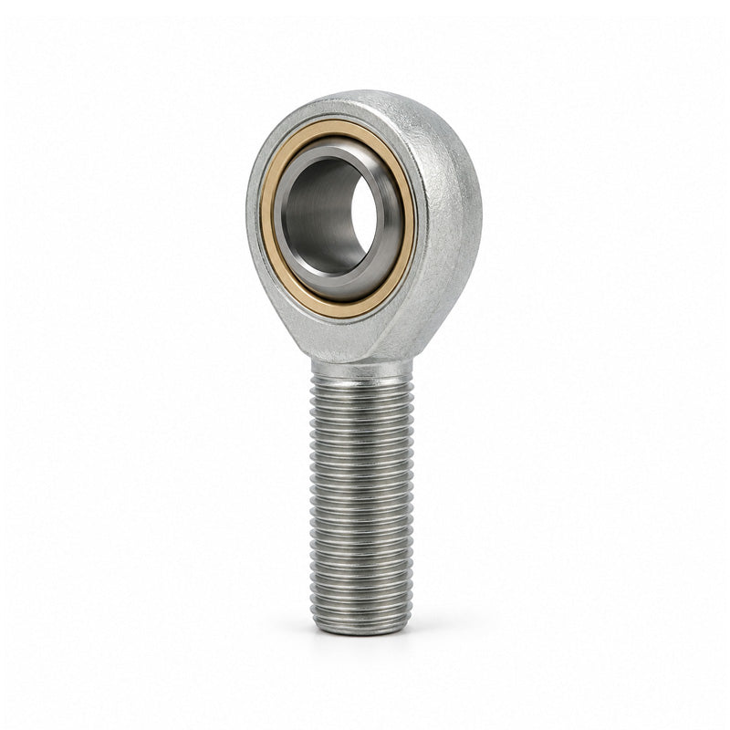 Durbal DSAL12-T/K Maintenance Free Left Hand Metric Steel / PTFE Lined Male Rod End M12 Thread
