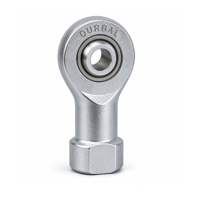 Durbal DSI12-T/K Maintenance Free Right Hand Metric Steel / PTFE Lined Female Rod End M12 Thread