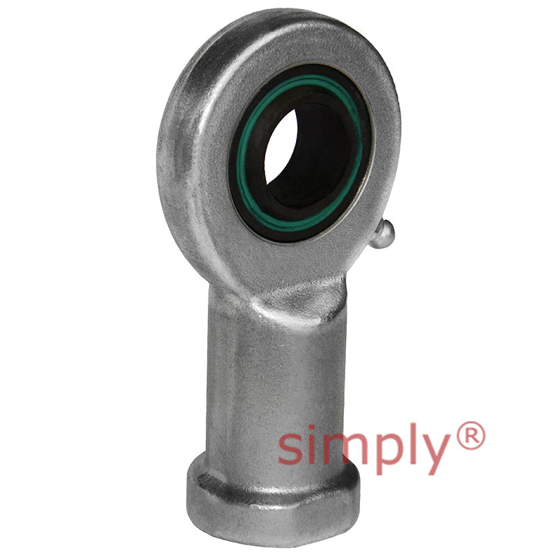 Fluro EI502RS Right Hand Zinc Plated Steel Female Plain Rod End M45x3 Thread