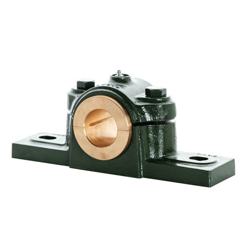 Major Brand EN28E Imperial Split Cast Iron Two Bolt Pillow / Plummer Block Housing with 1-3/4 inch Bore Gunmetal Bush Insert - Allow 3-4 Weeks