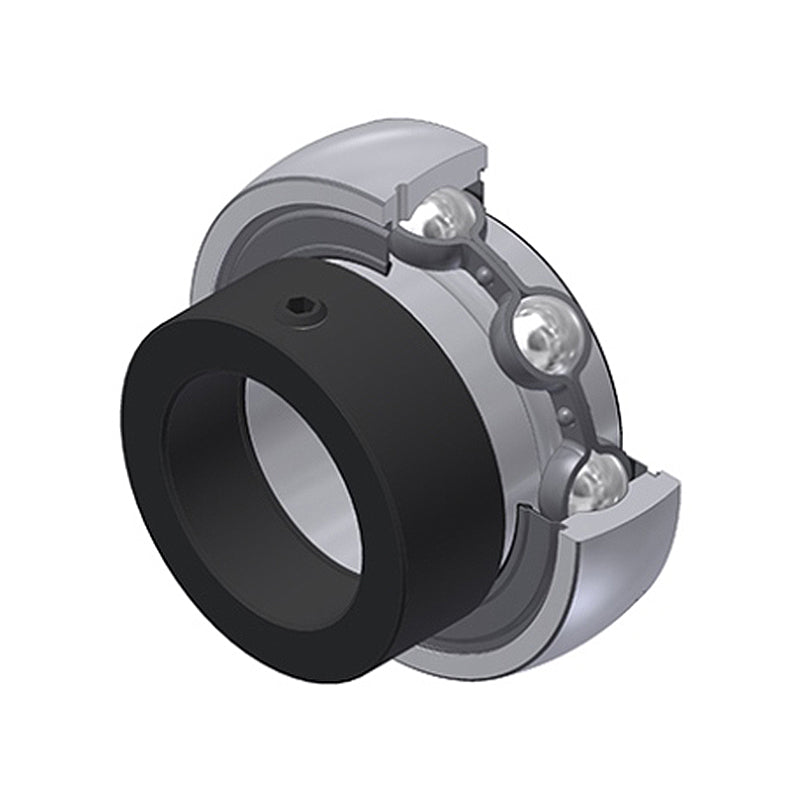 SNR ES206-19G2 Imperial Flatback Spherical Outer Bearing Insert 1-3/16 inch Bore 62mm Outside Diameter with Eccentric Collar