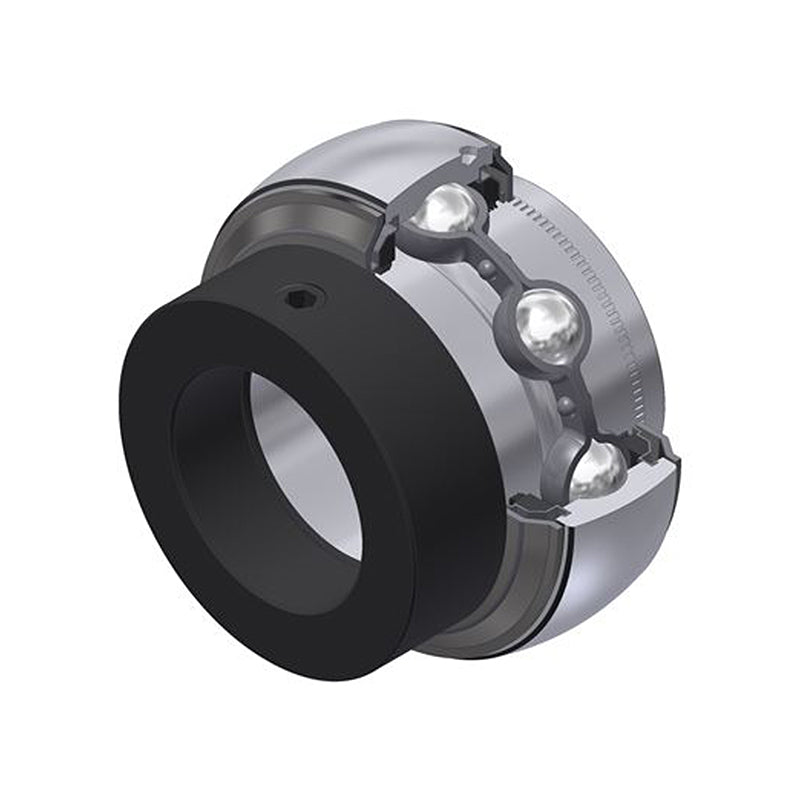 SNR EX209AGR Metric Full Width Spherical Outer Agricultural Bearing Insert 45mm Bore 85mm Outside Diameter with Eccentric Collar - Allow 2-3 Days