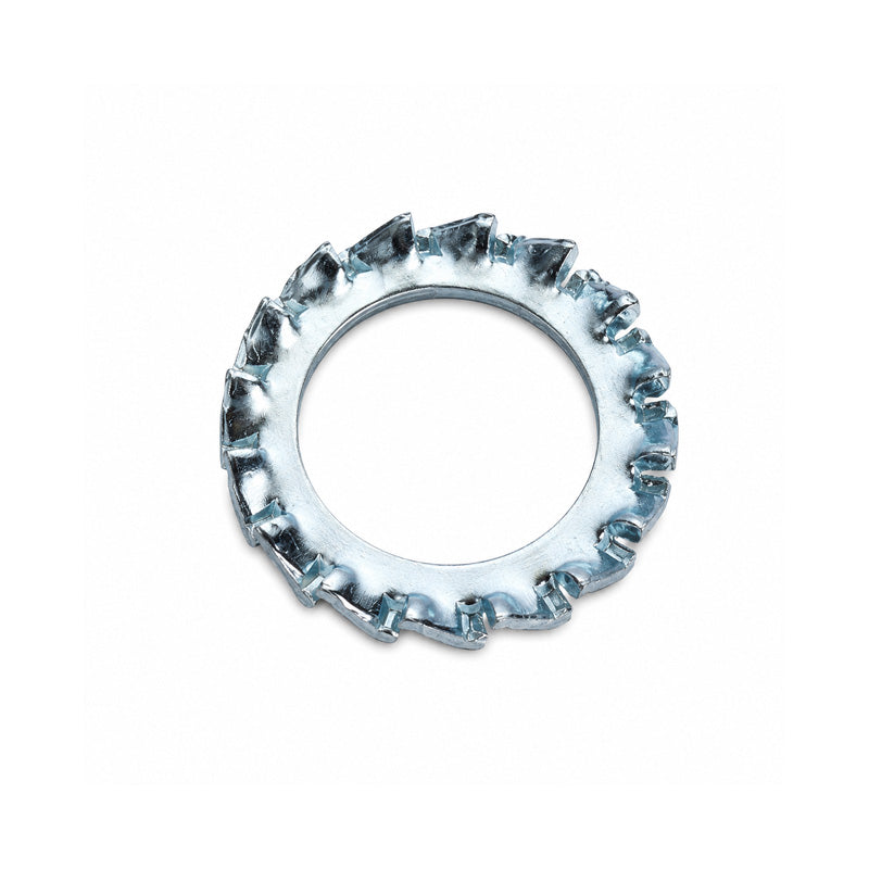 Unifix M3x6x0.4mm External Serrated Washer DIN 6798A with Bright Zinc Plated Finish - Allow 2-3 Days
