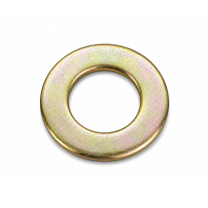 Unifix M16x30x3mm Form A Flat Washer DIN 125A with Zinc and Yellow Finish - Allow 2-3 Days