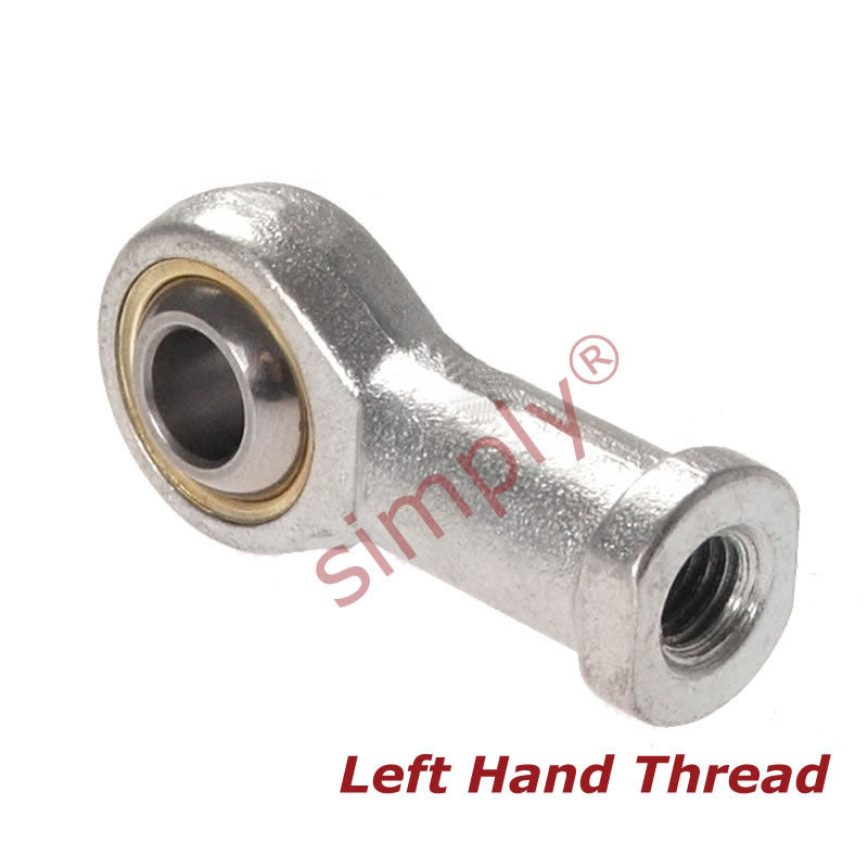 Dunlop FBL-M20 Left Hand Metric Steel / Bronze Lined Maintenance Required Plain Female Rod End M20x2.5 Thread - Allow 7-10 Days