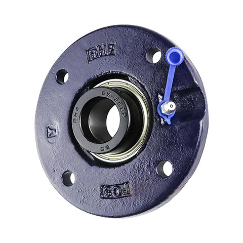 RHP FC1.1/4DECR-RHP Four Bolt Round Cast Iron Flanged Bearing Unit and 1-1/4 inch Insert