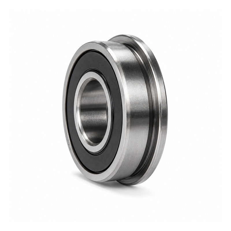 F6862RS Budget Rubber Sealed Flanged Deep Groove Ball Bearing 6x13x5mm