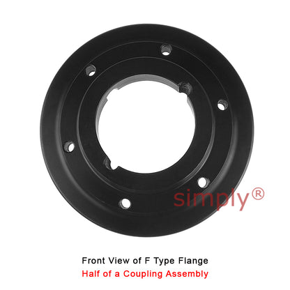Major Brand F90F-MB Drive Coupling Inner Tapered Locking Bush Type Max Bush Bore 60mm / 2-1/2 inch