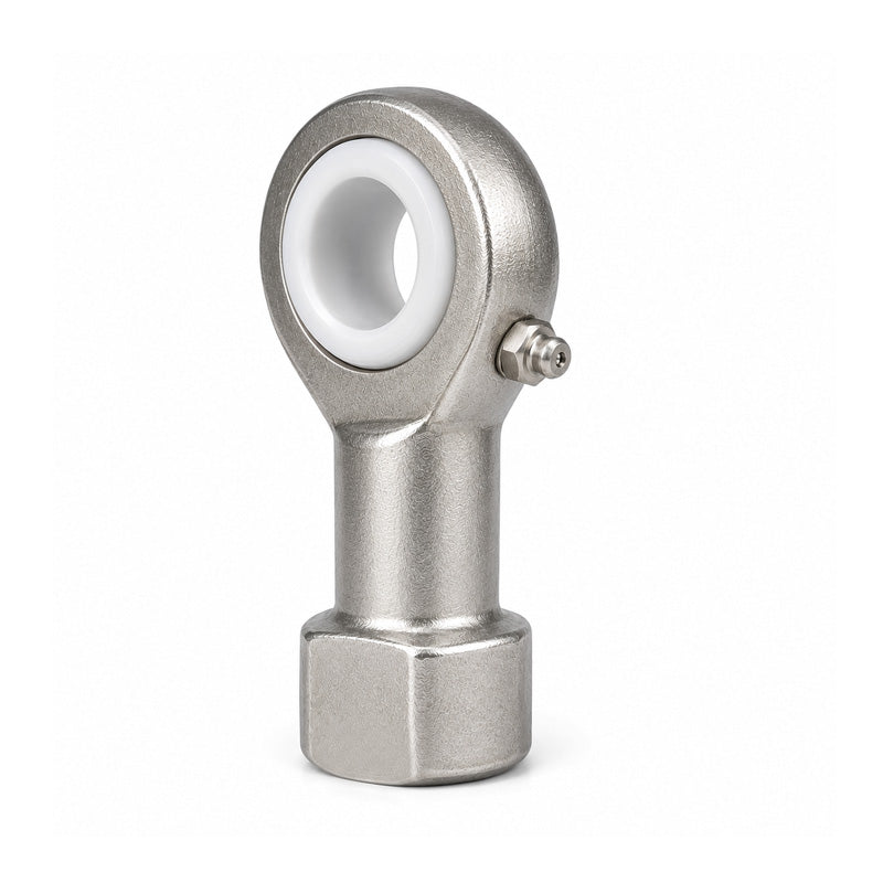 Fluro GILRSW6BO Left Hand Stainless Steel / PTFE Lined Maintenance Free Studded Female Rod End M6 Thread